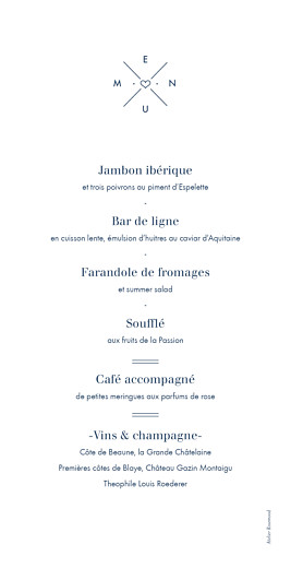 Menu de mariage Croisette gris - Page 2 Menu de mariage Croisette gris - Page 2