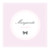 Faire-part de naissance Petit versailles (triptyque) rose Faire-part de naissance Petit versailles (triptyque) rose