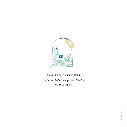 Faire-part de naissance Douceur champêtre (triptyque) bleu - Page 3 Faire-part de naissance Douceur champêtre (triptyque) bleu - Page 3
