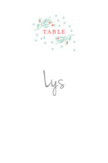 Marque-table mariage Eden vert Marque-table mariage Eden vert