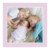 Faire-part de naissance Petit cheval (triptyque) parme Faire-part de naissance Petit cheval (triptyque) parme