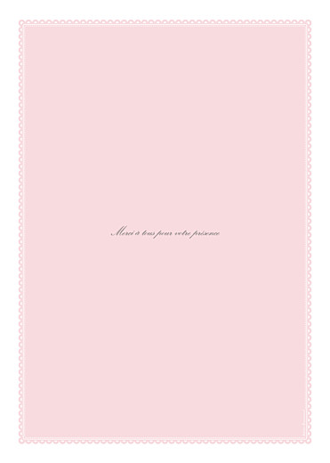 Livret de messe mariage Gourmand rose - Page 4 Livret de messe mariage Gourmand rose - Page 4