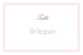 Marque-table mariage Gourmand rayé rose Marque-table mariage Gourmand rayé rose