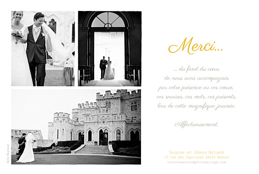 Carte de remerciement mariage À pieds joints couple - Page 2 Carte de remerciement mariage À pieds joints couple - Page 2