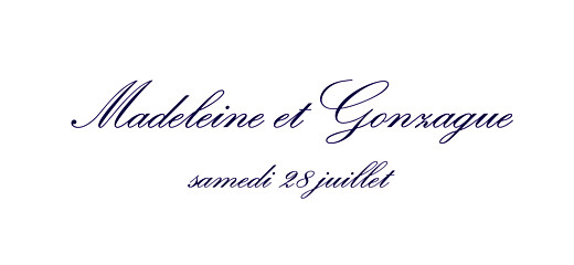 Etiquette de mariage Élégant blanc Etiquette de mariage Élégant blanc