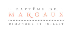 Etiquette de baptême À la une ! blanc Etiquette de baptême À la une ! blanc