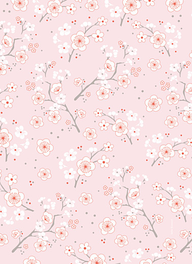 Couverture Livret de messe Cerisiers en fleurs rose - Page 4