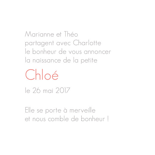 Faire-part de naissance Simple 5 photos (triptyque) blanc - Page 2 Faire-part de naissance Simple 5 photos (triptyque) blanc - Page 2