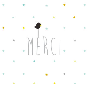 Carte de remerciement Petit lovely boy photo blanc Carte de remerciement Petit lovely boy photo blanc