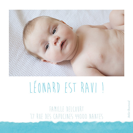 Carte de remerciement Petit papier bleu - Page 2 Carte de remerciement Petit papier bleu - Page 2