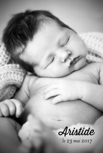 Faire-part de naissance Double jeu portrait blanc Faire-part de naissance Double jeu portrait blanc