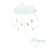 Faire-part de naissance Tombe la pluie (triptyque) blanc & vert - Page 1 Faire-part de naissance Tombe la pluie (triptyque) blanc & vert - Page 1