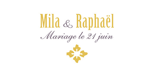Etiquette de mariage On dirait le sud... jaune Etiquette de mariage On dirait le sud... jaune