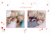 Faire-part de naissance Coquelicots (4 pages) rouge Faire-part de naissance Coquelicots (4 pages) rouge