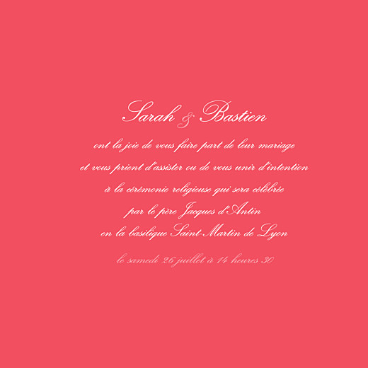 Faire-part de mariage Chic médaillon grenadine - Page 3 Faire-part de mariage Chic médaillon grenadine - Page 3