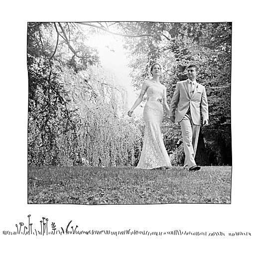 Carte de remerciement mariage Promesse champêtre (5 photos) blanc - Page 3