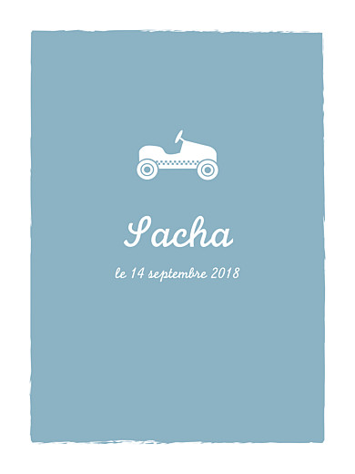 Affiche Petite voiture bleu vert - Page 1 Affiche Petite voiture bleu vert - Page 1