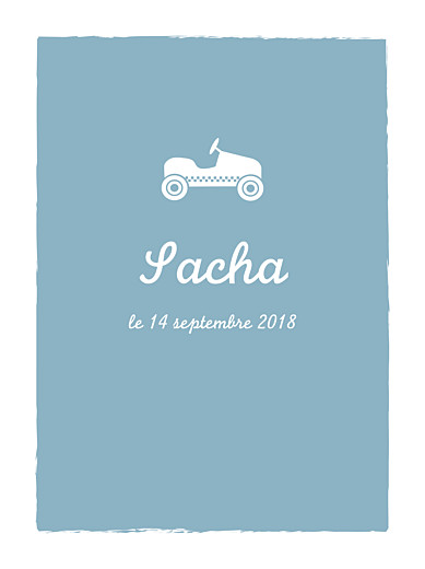 Affichette Petite voiture bleu vert - Page 1 Affichette Petite voiture bleu vert - Page 1
