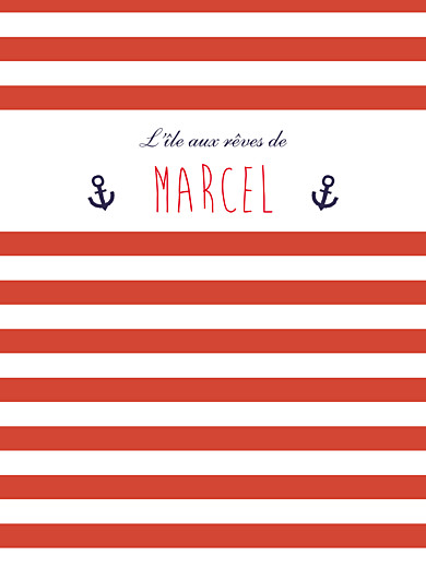 Affichette Matelot rouge & bleu - Page 1 Affichette Matelot rouge & bleu - Page 1