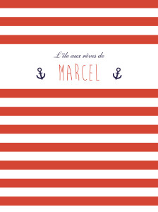 Affiche Matelot rouge & bleu Affiche Matelot rouge & bleu