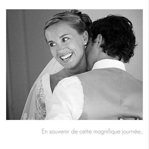 Carte de remerciement mariage Moderne 3 photos blanc - Page 2 Carte de remerciement mariage Moderne 3 photos blanc - Page 2