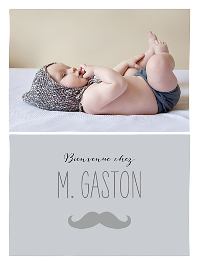 Affiche Moustache photo gris - Page 1 Affiche Moustache photo gris - Page 1