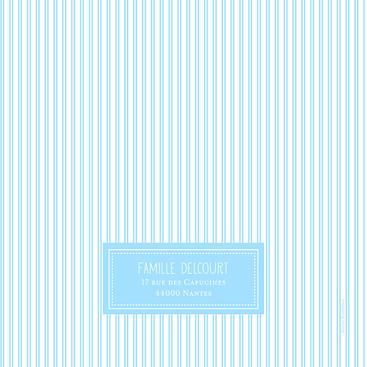 Faire-part de naissance Petites rayures photo bleu - Page 4 Faire-part de naissance Petites rayures photo bleu - Page 4