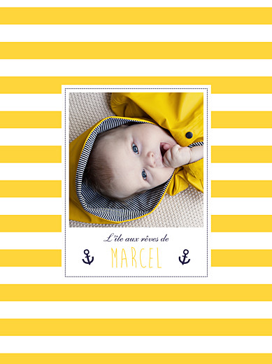 Affiche Matelot photo jaune & bleu - Page 1 Affiche Matelot photo jaune & bleu - Page 1