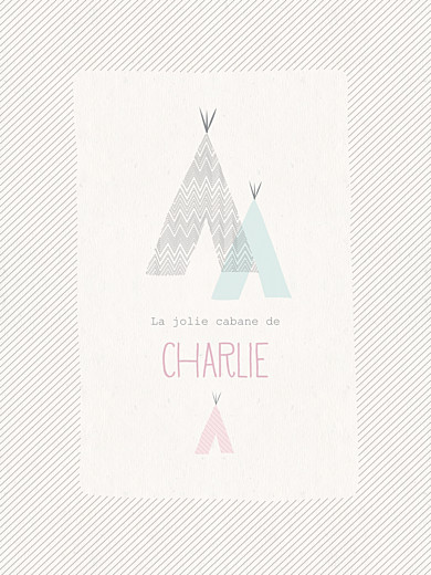 Affiche Tipis beige rose - Page 1 Affiche Tipis beige rose - Page 1