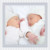 Faire-part de naissance Petites rayures jumeaux gris Faire-part de naissance Petites rayures jumeaux gris