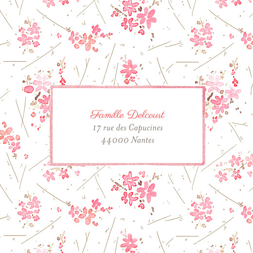 Faire-part de naissance Fleurs des champs (triptyque) rose - Page 3 Faire-part de naissance Fleurs des champs (triptyque) rose - Page 3