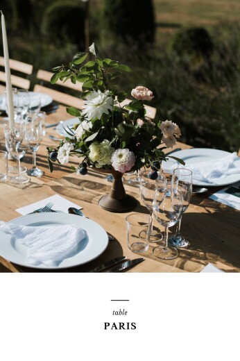 Marque-table mariage Tout simplement blanc - Recto Marque-table mariage Tout simplement blanc - Recto