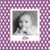 Faire-part de naissance Batik (2 photos) violet Faire-part de naissance Batik (2 photos) violet