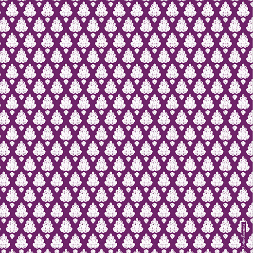 Faire-part de naissance Batik (2 photos) violet Faire-part de naissance Batik (2 photos) violet