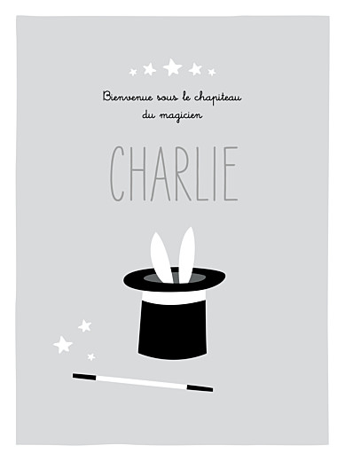 Affichette Abracadabra gris - Page 1 Affichette Abracadabra gris - Page 1