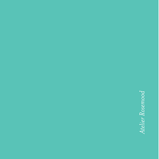 Etiquette perforée mariage Graphique orange et turquoise - Verso Etiquette perforée mariage Graphique orange et turquoise - Verso