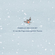 Carte de voeux Conte d'hiver (triptyque) bleu page 5