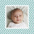 Carte de remerciement Petit sucre d\'orge photo turquoise - Page 1 Carte de remerciement Petit sucre d\'orge photo turquoise - Page 1
