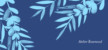 Etiquette de mariage Feuillage bleu Etiquette de mariage Feuillage bleu