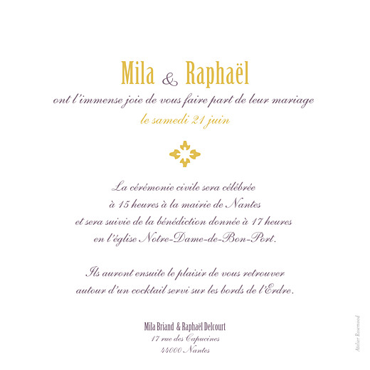 Faire-part de mariage On dirait le sud... jaune - Page 2 Faire-part de mariage On dirait le sud... jaune - Page 2