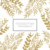 Faire-part de mariage Feuillage (4 pages) or Faire-part de mariage Feuillage (4 pages) or