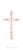 Etiquette perforée baptême Croix liberty rose - Page 2