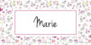Marque-place Baptême Liberty cœur prune - Page 1 Marque-place Baptême Liberty cœur prune - Page 1