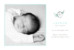 Faire-part de naissance Hibou aquarelle photo blanc - Page 1