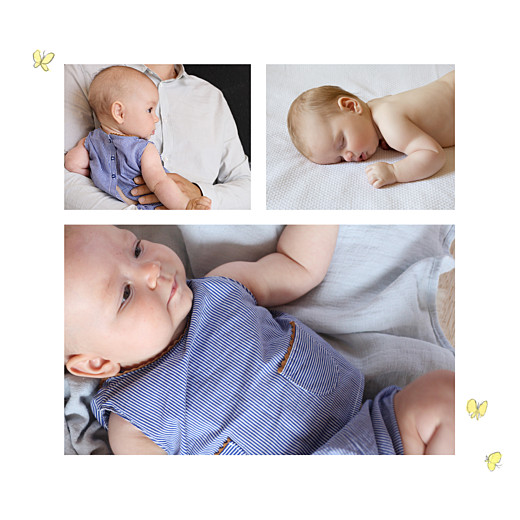 Faire-part de naissance Petits lapins (1 enfant) garçon - Page 2 Faire-part de naissance Petits lapins (1 enfant) garçon - Page 2