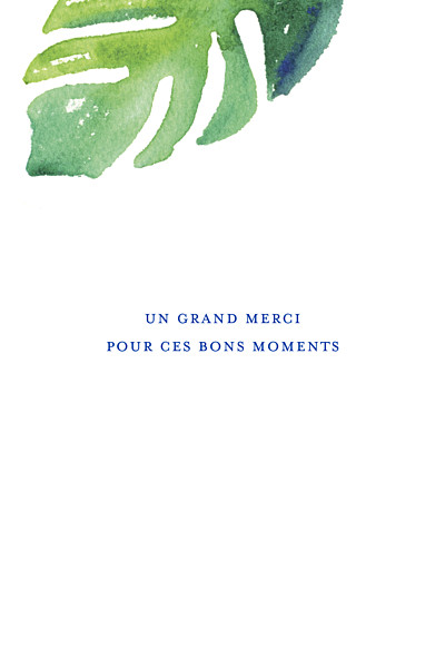 Carte de correspondance Acapulco blanc & vert finition Carte de correspondance Acapulco blanc & vert finition