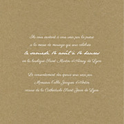 Faire-part de mariage Poème (triptyque) kraft page 3