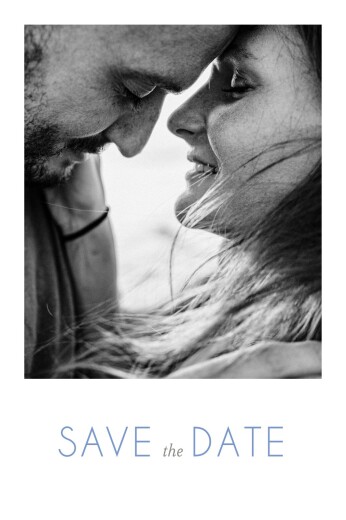 Save the Date Promesse d'hiver blanc - Recto Save the Date Promesse d'hiver blanc - Recto