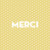 Carte de remerciement mariage Seigaiha jaune Carte de remerciement mariage Seigaiha jaune