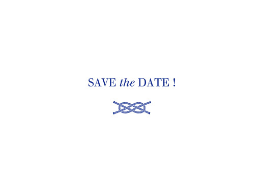 Save the Date Marin blanc Save the Date Marin blanc